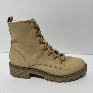 Universal Thread Women’s Parker Tan Combat Boots, Size 9 M